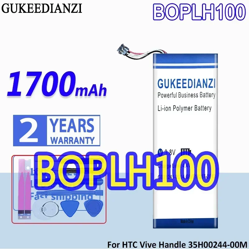 

High Capacity GUKEEDIANZI Battery BOPLH100 1700mAh For HTC Vive Handle Controller VR SS 35H00244-00M Digital Batteries