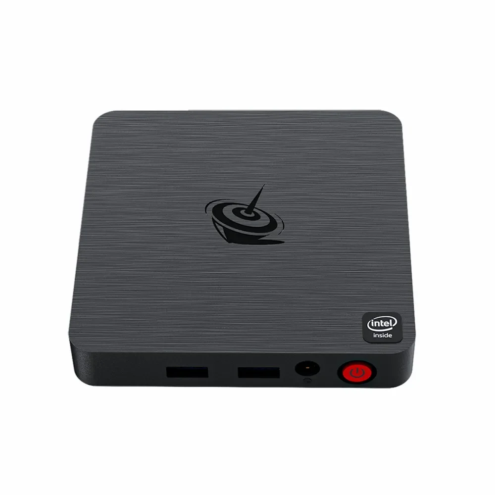 T4 Pro N3350 Gráficos 500 1000M 4gb RAM 64gb ROM Dual Wifi 4 portas USB Hd BT Ubuntu Windows10 PC Mini Computador