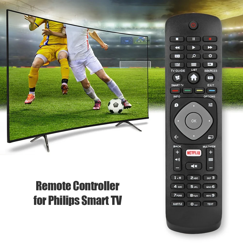 Remote Control For PHILIPS SMART 4K Ultra HD LCD HDR WIFI Smart TV Original Controller For NETFLIX APP HOF16H303GPD24 398GR08B