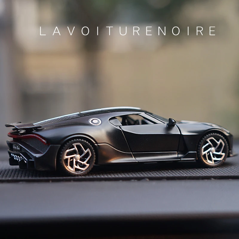 Модель автомобиля Bugatti La Voiture черного дракона, 1:32, игрушечная машинка из сплава, Литые и игрушечные автомобили, модель автомобиля, игрушки