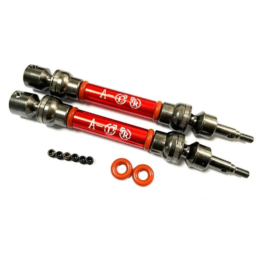 

RCGOFOLLOW Universal Drive Joint RC Car Part Spline Design Rc Universal Drive Joint For 1/10 ARRMA SENTON 3S Short Course Red