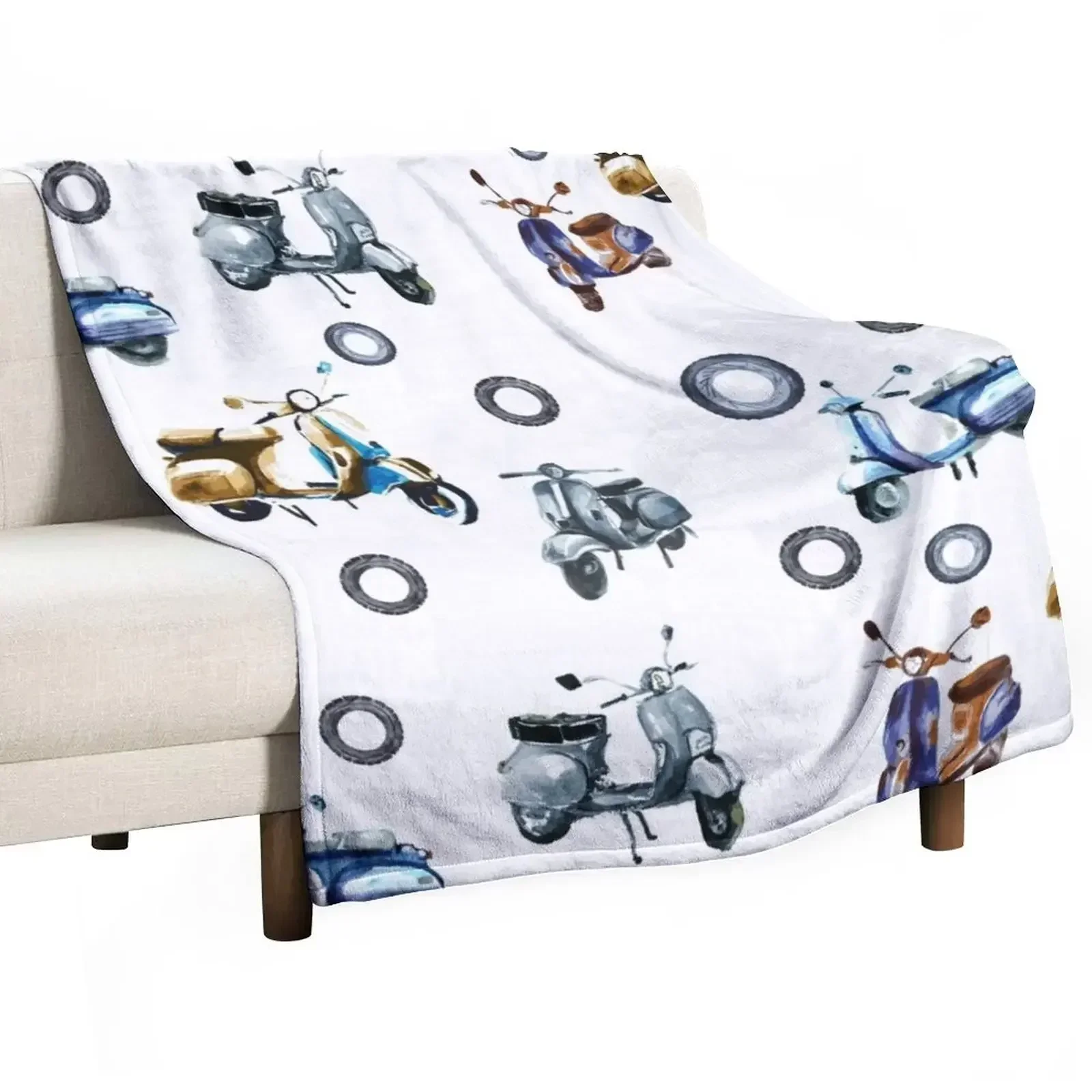 

Vespas Throw Blanket Thermals For Travel christmas gifts Blankets