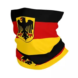 Custom Germany Flag Bandana Neck Gaiter UV Protection Face Scarf Cover Men Women German Patriotic Headwear Tube Balaclava