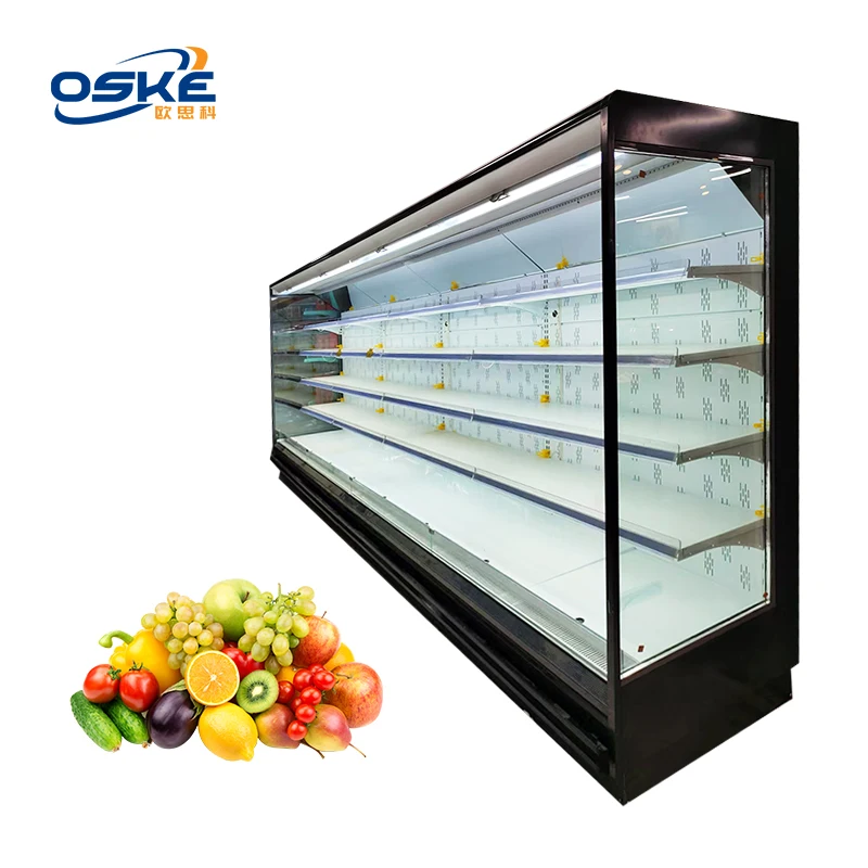 Food Fresh-keeping Cabinet Supermarket Beverage Refrigerator Refrigerator Convenience Store Spicy Hot Pot Display Cabinet