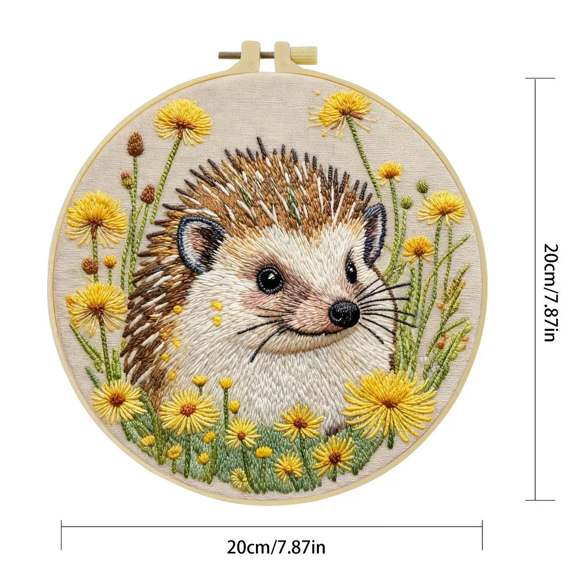 1 Stück 20X20CM/15X15CM 7,87/6,3 Zoll Meeresblick Stickerei Starter-Kit DIY-Kit Stickerei-Set für Anfänger – Detail 2