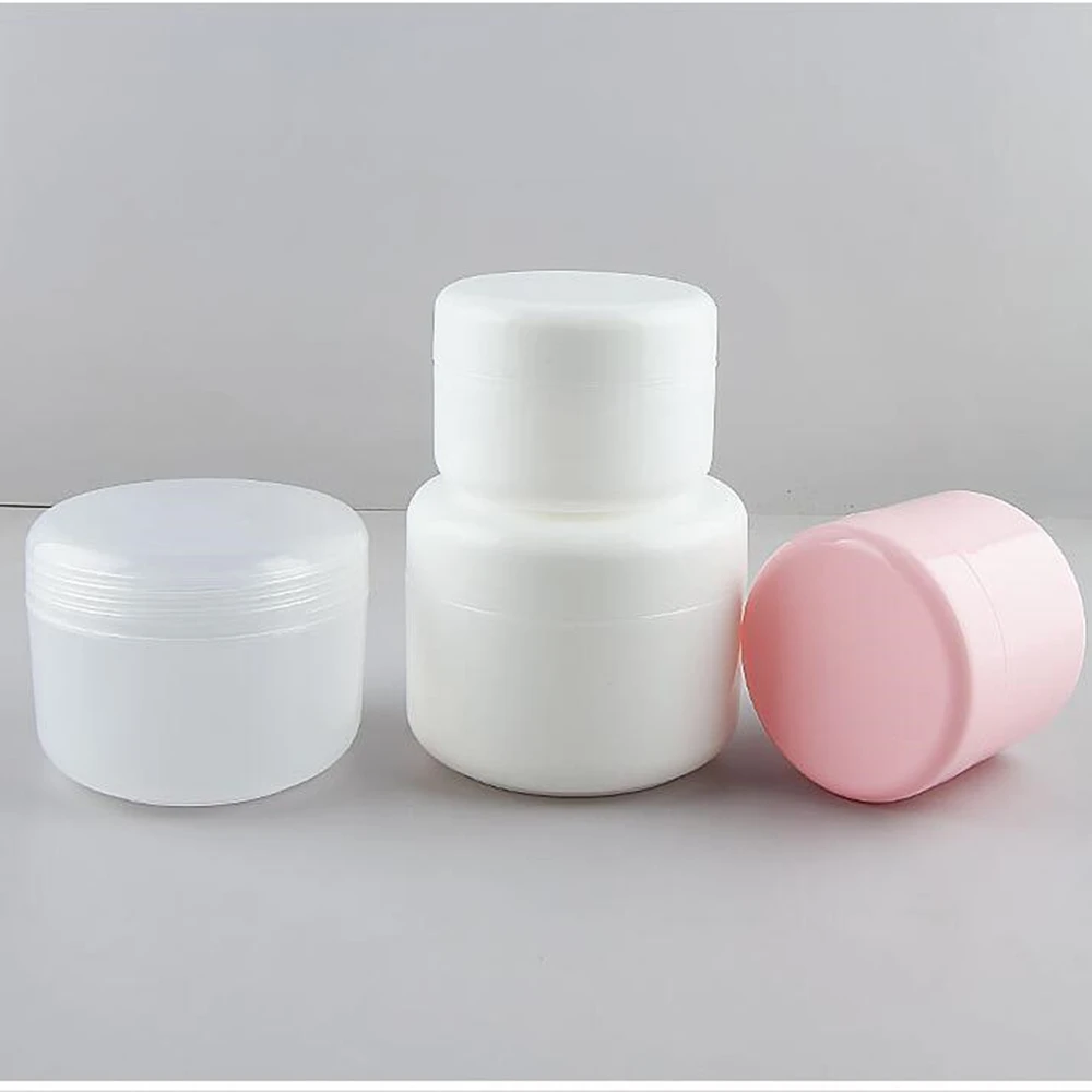 1PCS  20g 50g Refillable Bottles Travel Face Cream Lotion Cosmetic Container Plastic Empty Makeup Jar Pot