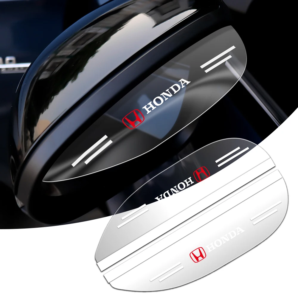 2 шт. накладки-козырьки от дождя на зеркала заднего вида для Honda Civic XR-V CRV Fit CRV Accord Forza 125 Adv 350 Cb500f Shadow VT