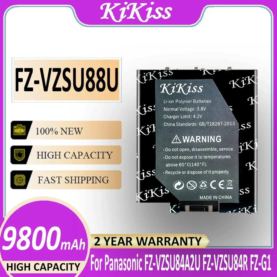 

KiKiss Battery FZ-VZSU88U 9800mAh For Panasonic FZ-VZSU84U FZ-G1 FZ-VZSU84A2U FZ-VZSU84R Bateria