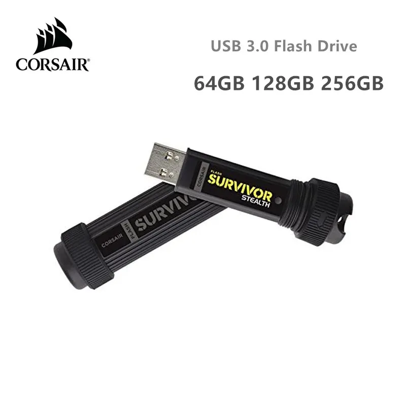 Corsair USB 3.0 Flash 64GB 128GB 256GB Flash Drive Black Waterproof and shock resistant