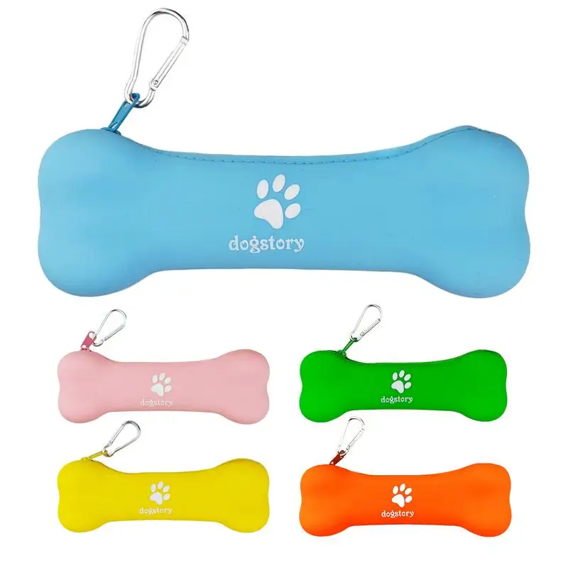 Dog Treat Training Pouch Puppy Snack Bag With Carabiner Portable Dog Treat Pouch For Camping Zippered Snack Bag For Dog Training