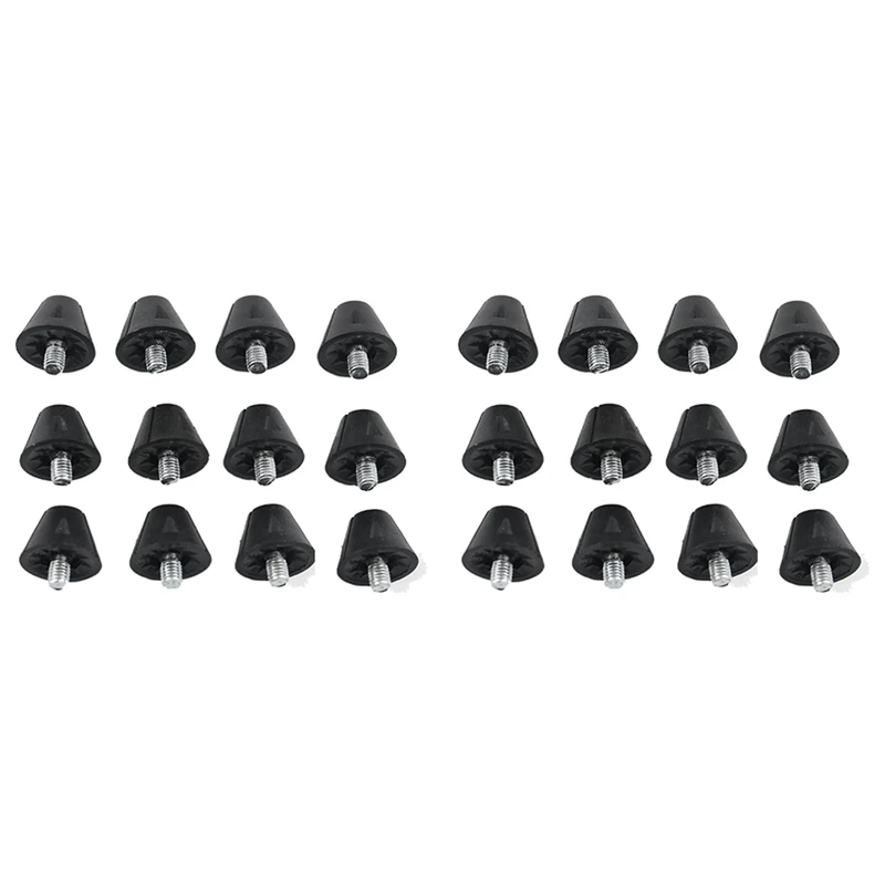 24 PCS Football Shoe Replacement Spikes 16Mm Football Shoe Studs Spikes For 5MM Threaded Football Shoe