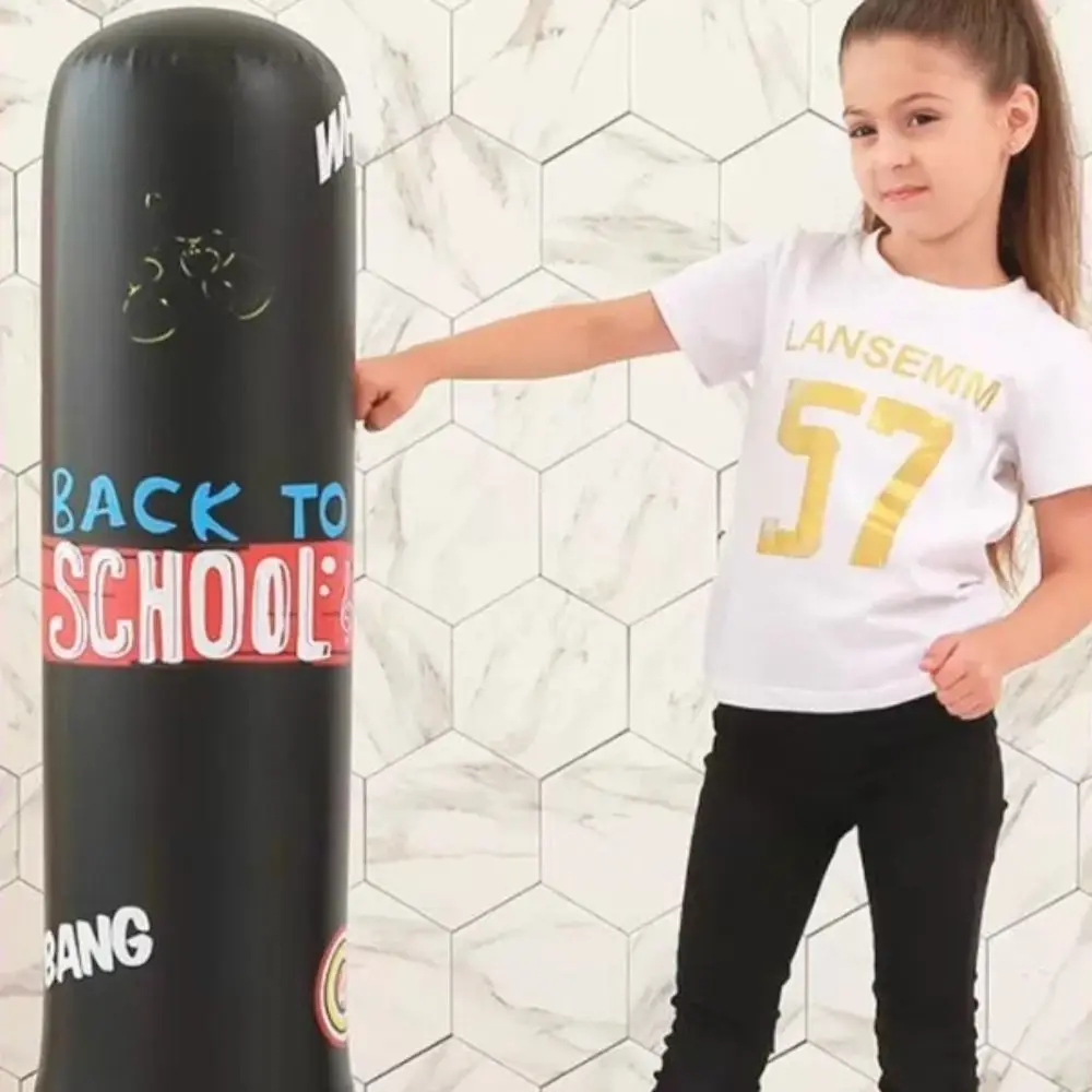 

Inflatable Kids Boxing Sandbag Thickened Promote Development Children Punching Bag Blow Up Physical Exercise Fitness Sand Bag