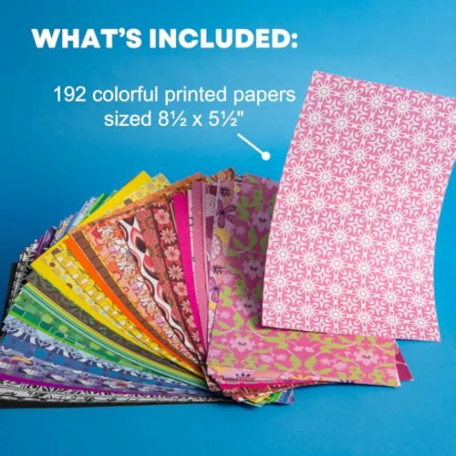 Decorative Hues Paper - 192 Sheets 5.5