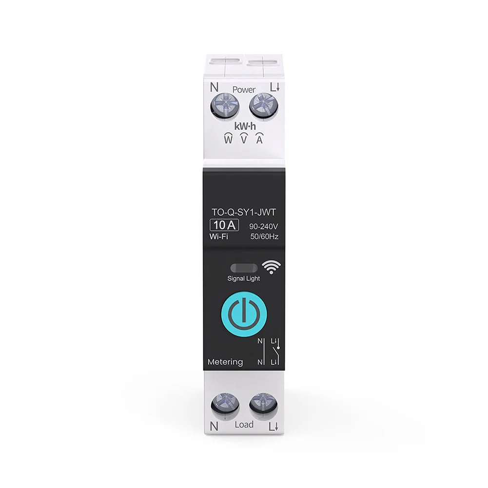 

For Zigbee Compatible DIN Rail Smart Switch 40A with Remote Control and Energy Consumption Tracking Capabilities