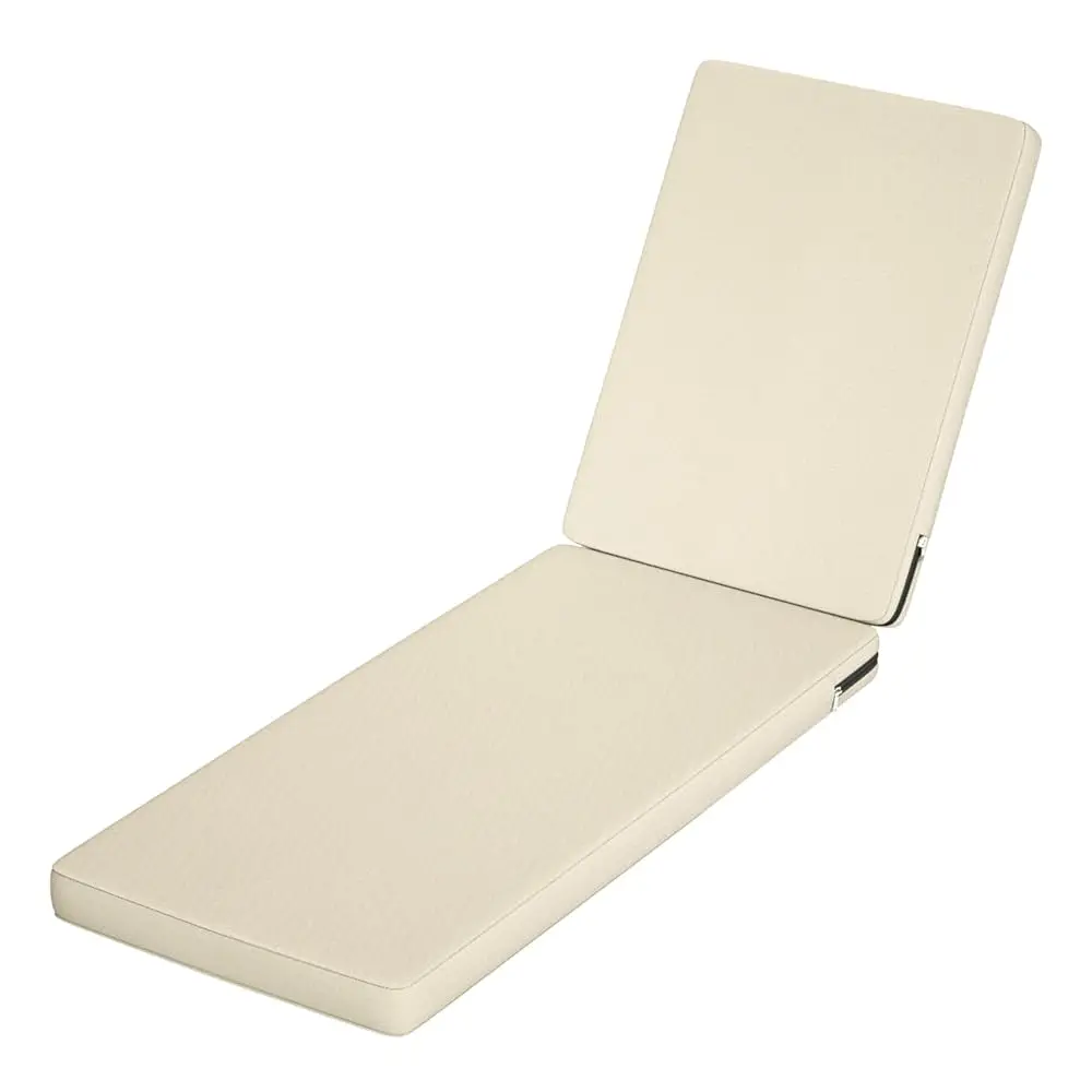 

Chaise Lounge Outdoor Patio Furniture Cushions | 72X21 Water-Resistant Patio Chair Cushions | Durable, High-Density Foam