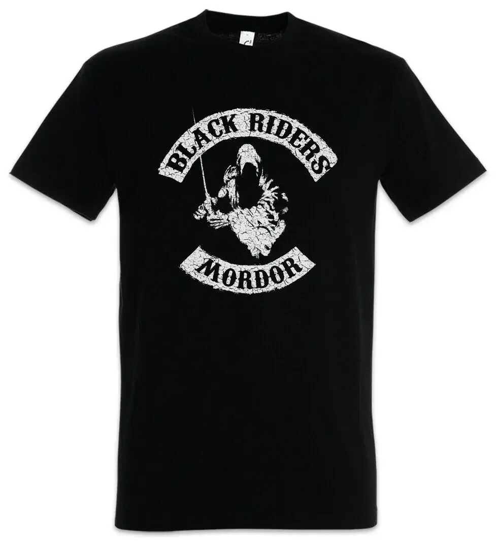 Black Riders MC T-Shirt Lord of Nazgul Biker Fun the Patch Rings Mordor Sauron