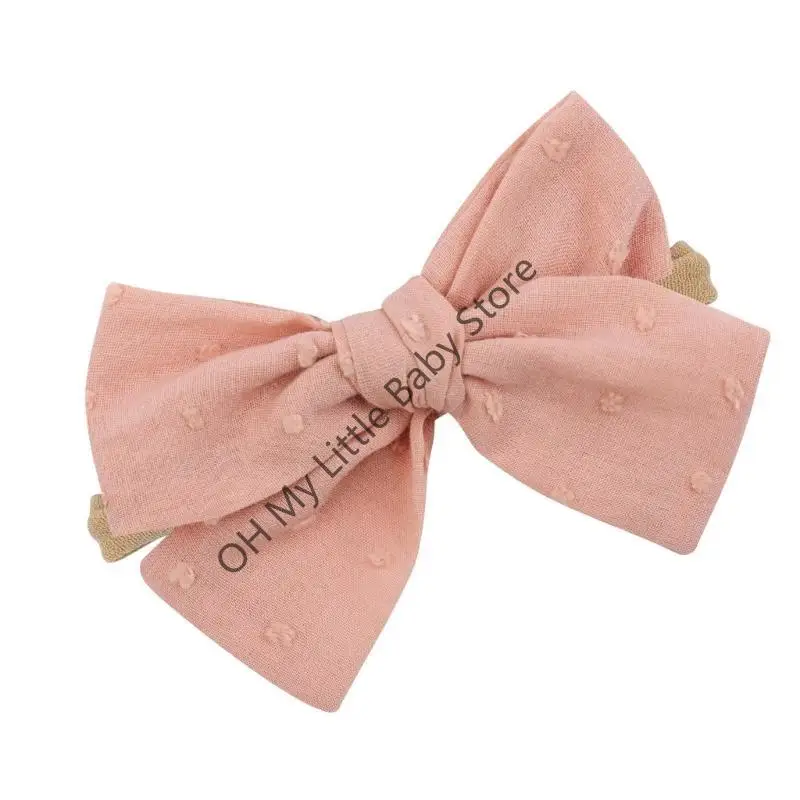 

M76C Нежная повязка на голову для ребенка, повязка на голову с бантом, реквизит для фотосессии на 100 дней и для особых случаев