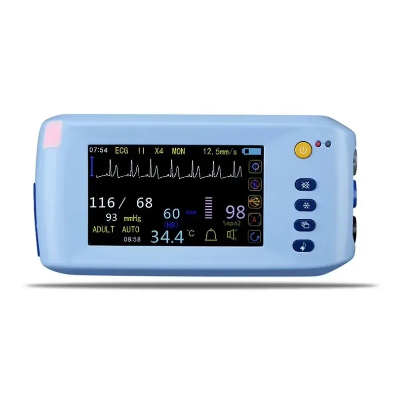 5 Inch Handheld Reusable Multiparameter Patient with Windproof Design