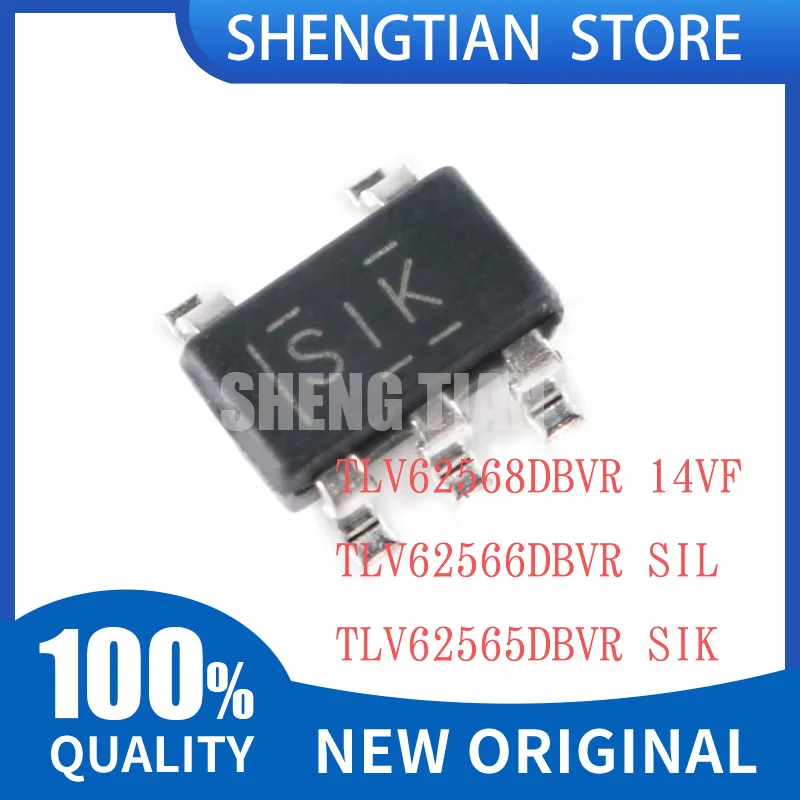 (10piece) 100% New TLV62568DBVR TLV62568 14VF TLV62566DBVR TLV62566 SIL TLV62565DBVR SIK sot23-5