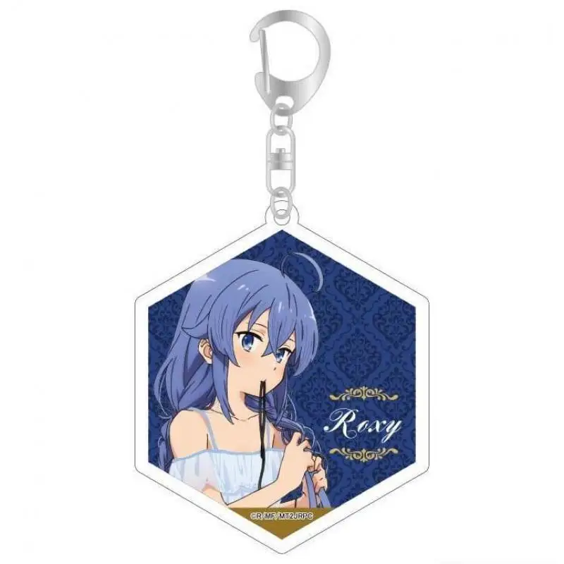 Mushoku Tensei:Jobless Reincarnation anime Roxy Eris Sylphiette Acrylic Pendant keychain Backpack Accessories for friends gifts