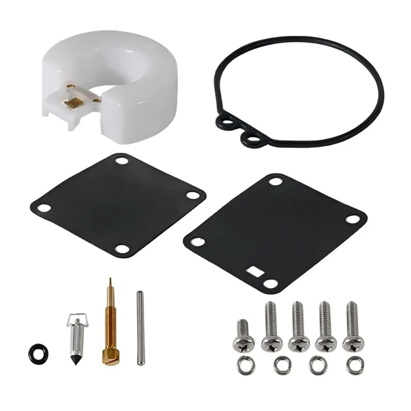 M68B Engine Carburetor Service Components Gasket-Like Plates, Perimeter Seal and Screws for 3HP 6HP 8HP Two-Cycle