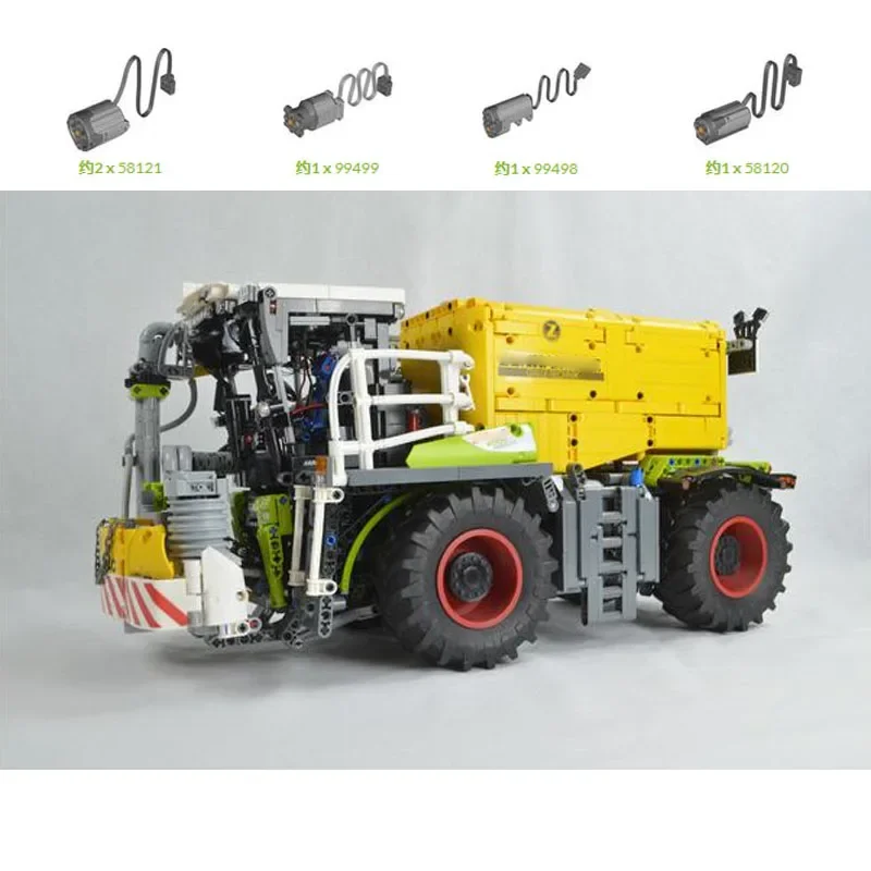NONE MOC-47448 Traktor Reaper MOC-58337 MOC-55069 Kinder Baustein Spielzeug Kinder Weihnachtsgeschenke Geburtstagsgeschenke DIY Spielzeug 9
