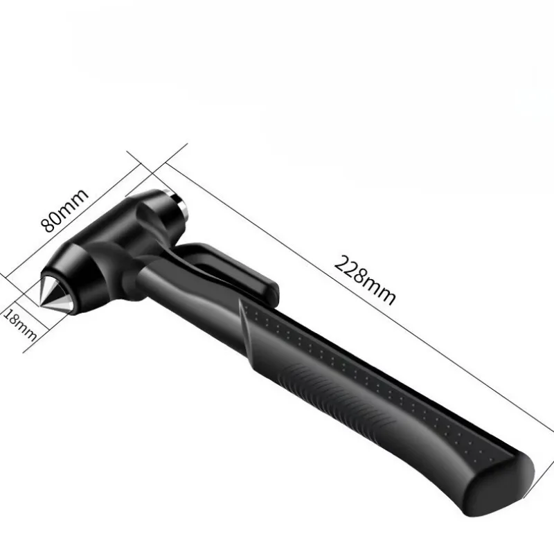 3 in 1 Emergency Safety Hammer  Seat Belt Cutter Car Window Glass BreakerHigh Hardness Steel Rescue Tool Auto Accessories