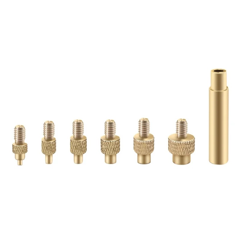A74E-Nut Tool Soldering Iron M2 - M6 Heat Insert Hot Melt Injection Brass Plastic Printing 3D Machine EU Plug