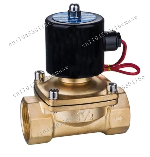 2W400 40 Brass Water Solenoid Valve 1 1/2 Inch Diaphragm 24V Industrial Automation Pneumatic