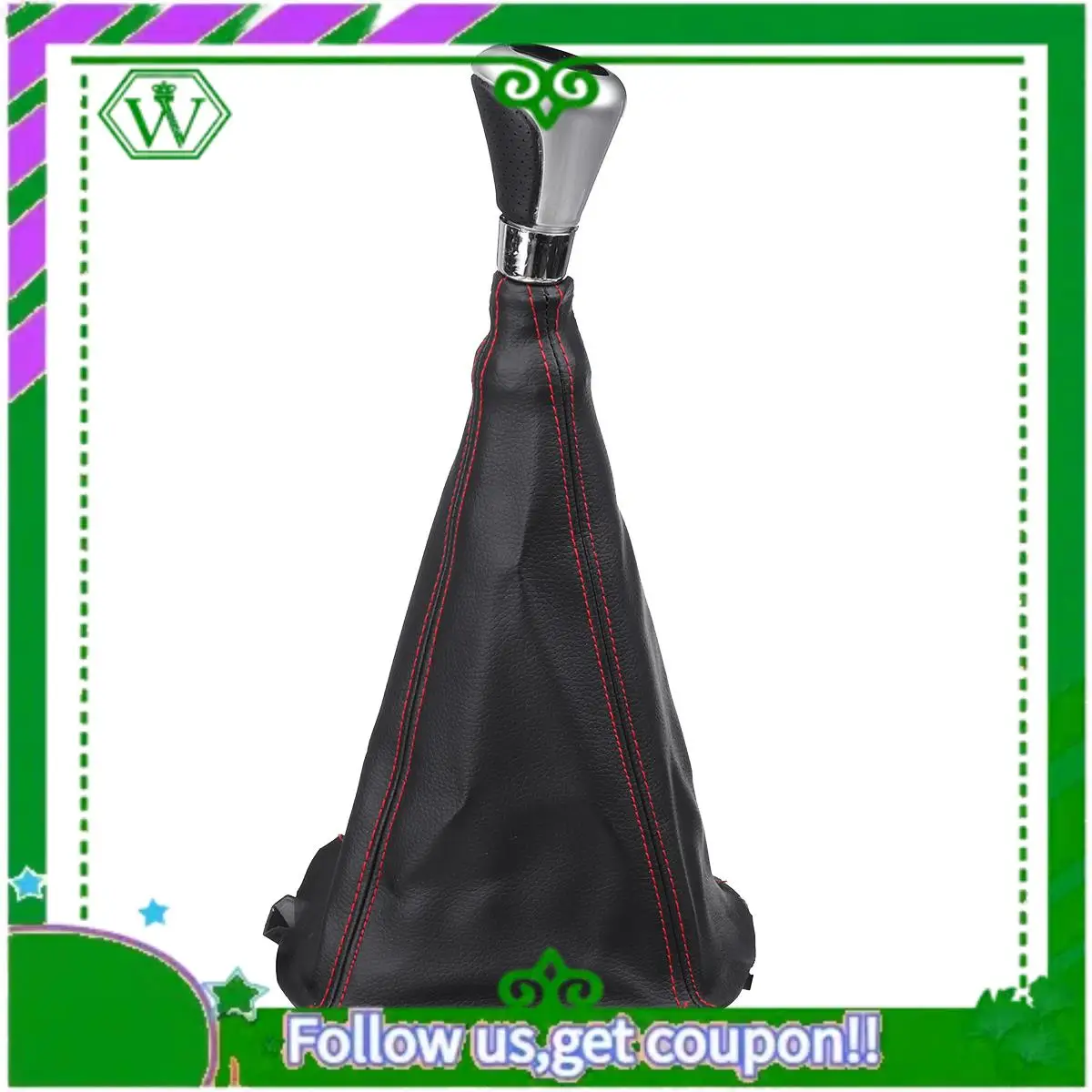 AC34-Car 5 Speed Gear Shift Knob Shift Lever Dust Cover For Great Wall Hover H3 H5 2010-2012