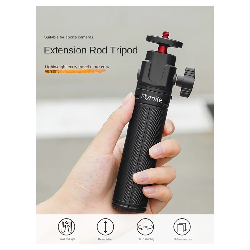 ABDE-Flymile مناسبة ل POCKET3 تمديد القطب ترايبود العمل 5Pro تمديد Selfie عصا قوس X4 الملحقات