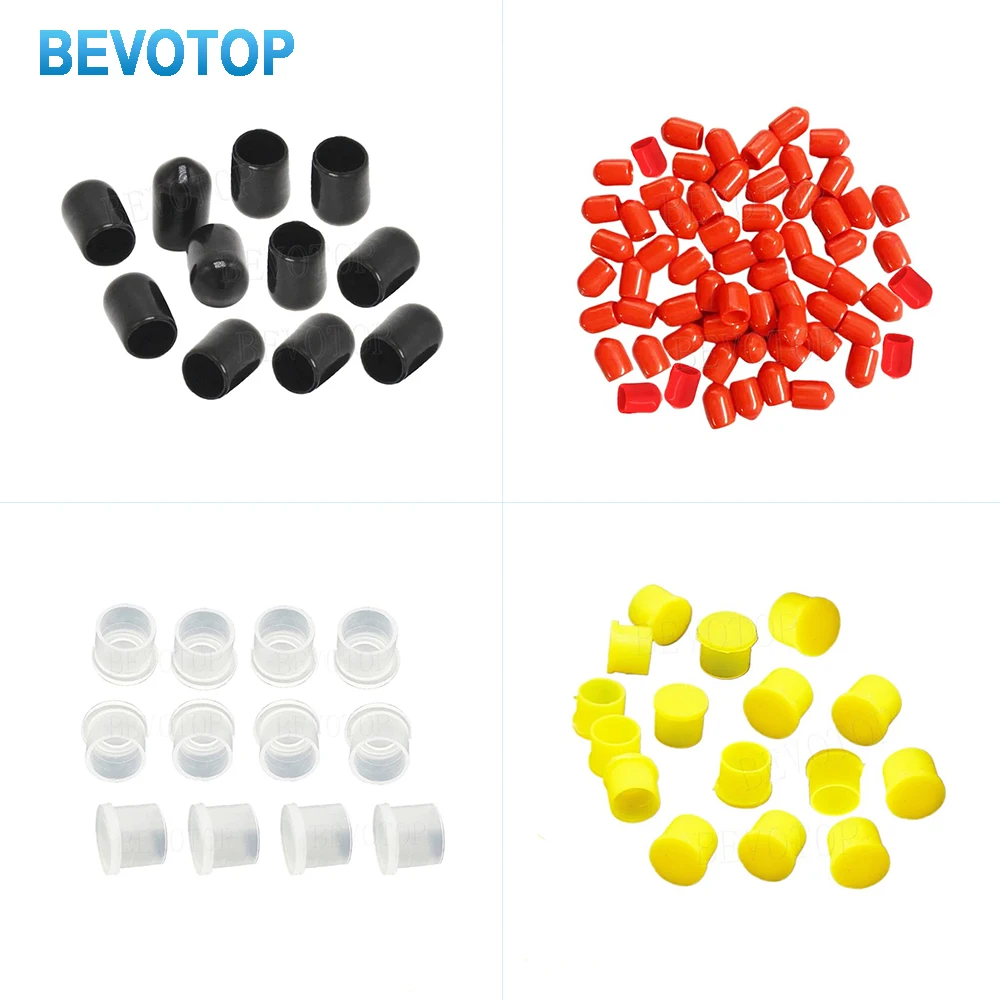 4 Colors 10Pcs~5000Pcs SMA Rubber Covers Dust Cap For Sma Male/Female Connectors Plastic Covers Dust Cap Male/Female Connector