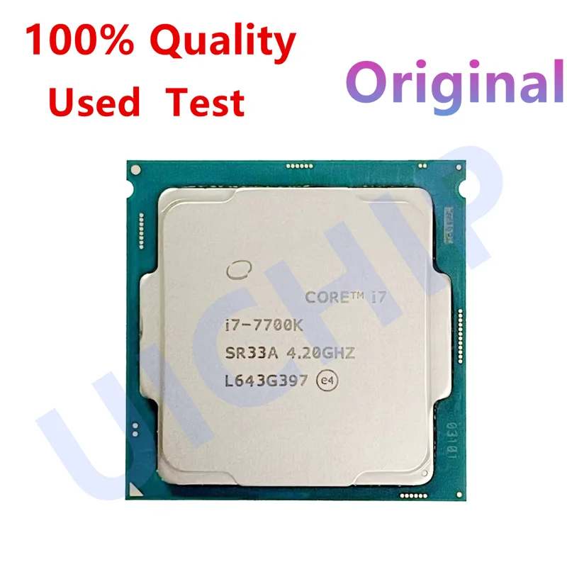 Четырехъядерный процессор Core i7 7700K, 4,2 ГГц, LGA 1151.