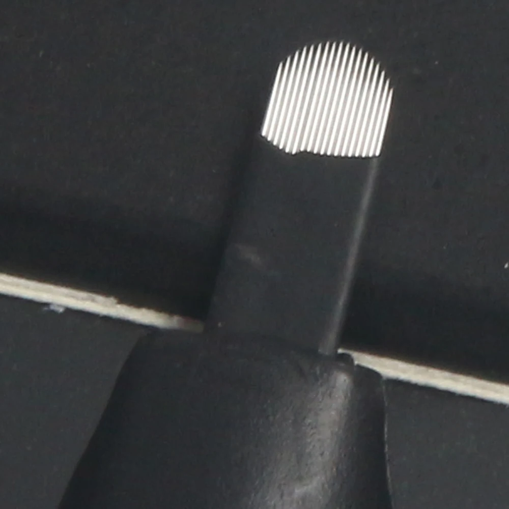 10/50Pcs Disposable Microblading Pen 0.15/0.18mm 18U Sterilized Permanent Makeup Eyebrow Tattoo Pen with U Blades