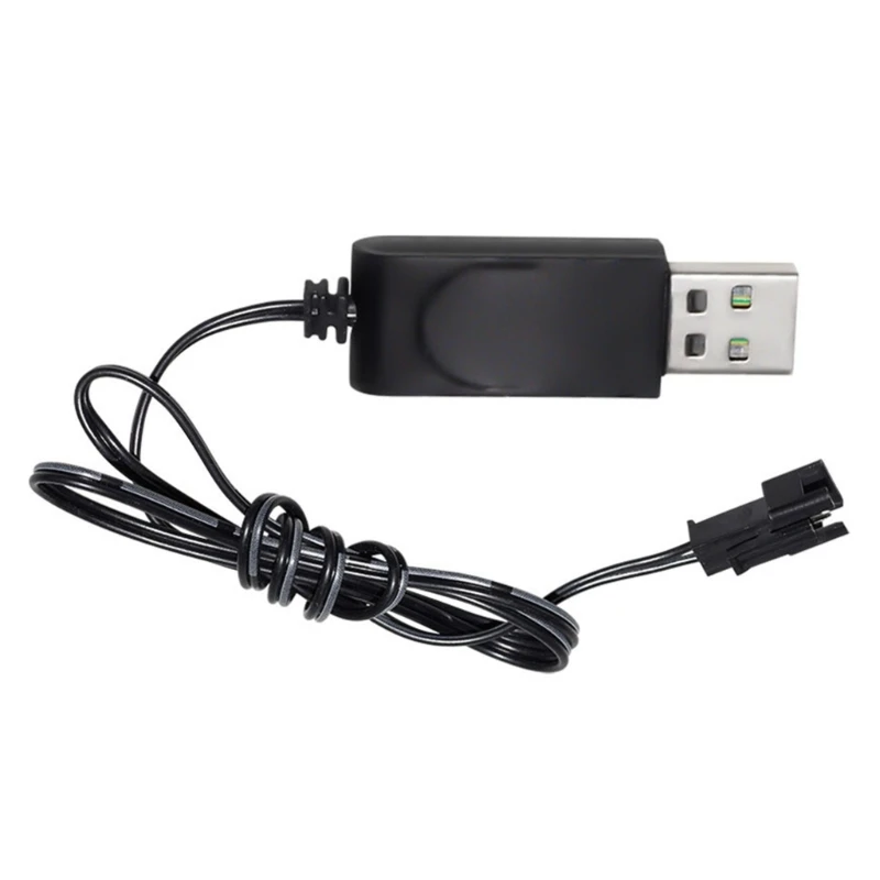 Cable carga USB con conectores SM2P Cable carga USB batería litio