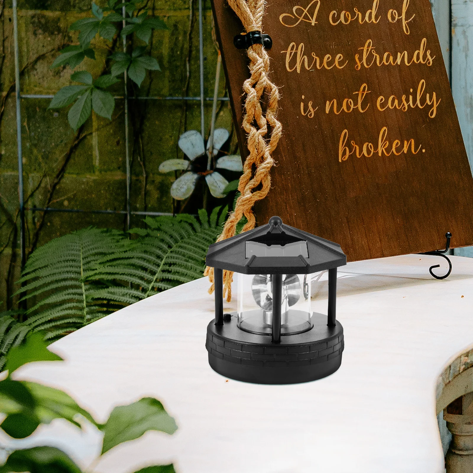

Powered Lamp Landscape Outdoor Garden Decor Lighting Lighthouse Light Decor Solar Solar Powered Garden Lamp Lighthouse Light