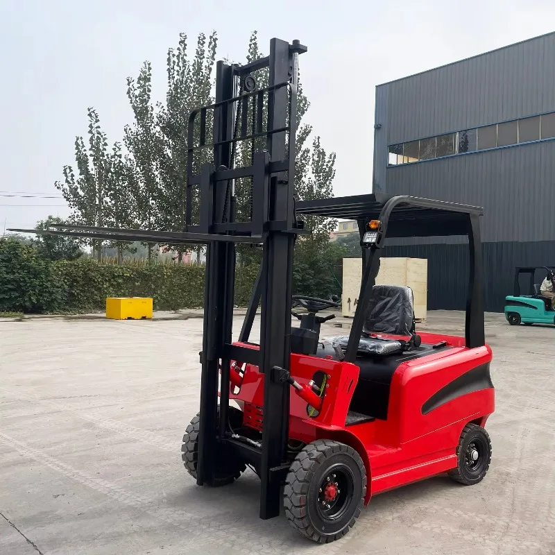 Customized Stock CPD15 1.5t-3ton Cushion Tire Electric Forklift Adjustable Fork Width Lithium-Ion Battery Two-Stage Mast 3-9m CE