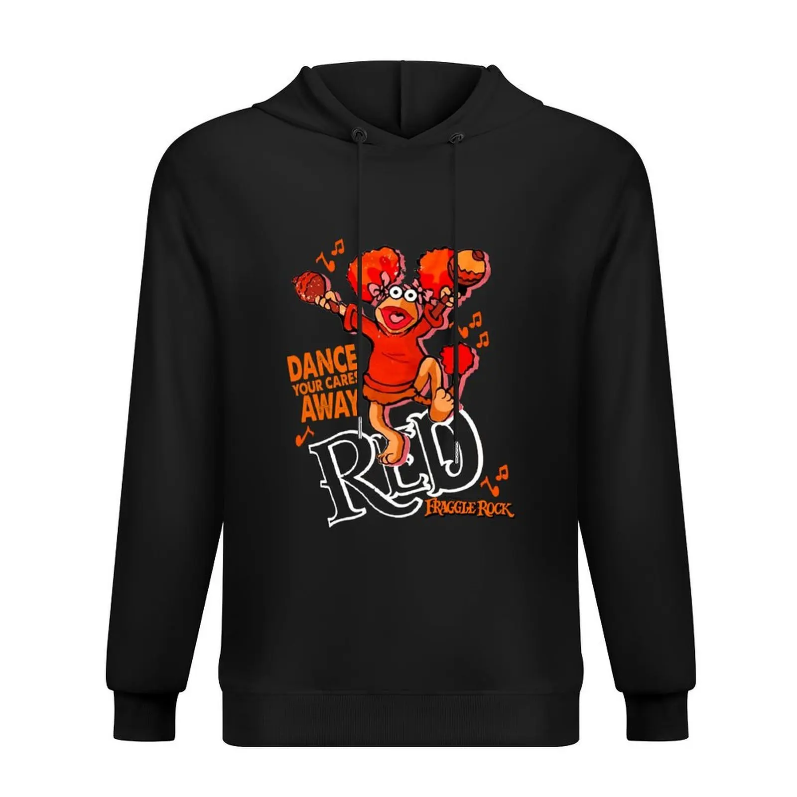 

Fraggle Rock Red Dance Your Cares Away Hoodie men clothes winter clothes men's clothes korean autumn mens hoodie
