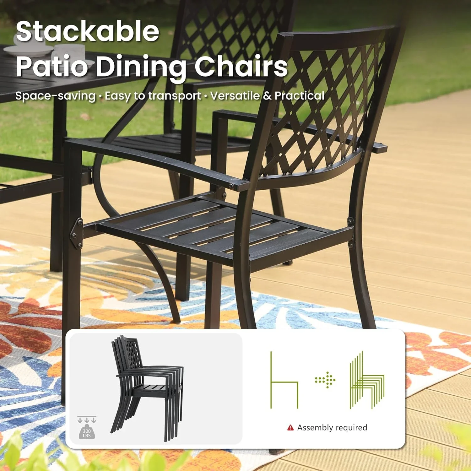 Table and Chairs Outdoor Dining Set - 37