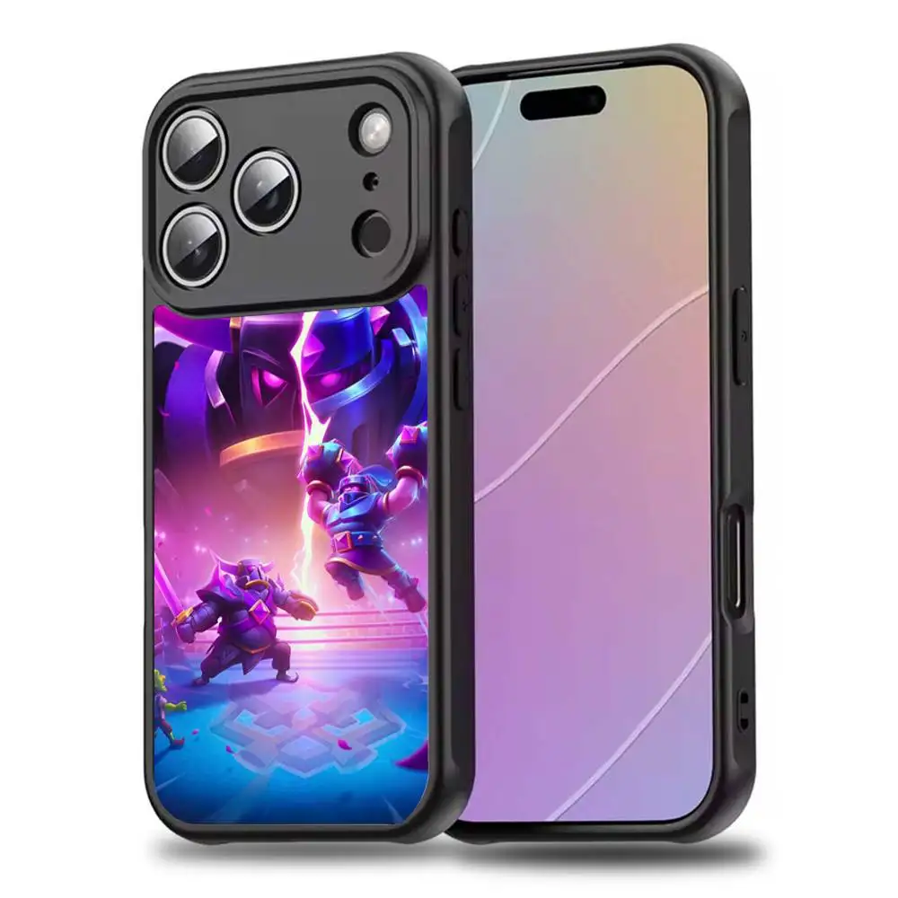 Чехол для телефона C-Clash R-Royale для iPhone 17,16,15,14,13,12,11, Pro, Max, Plus, Mini, SE4, E с магнитной беспроводной зарядкой Magsafe