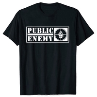 Public Enemy T-shirt Novelty Music Men T Shirt Rap Comfortable Camiseta Hombre Camisetas Summer Men Clothing Cotton Tshirt