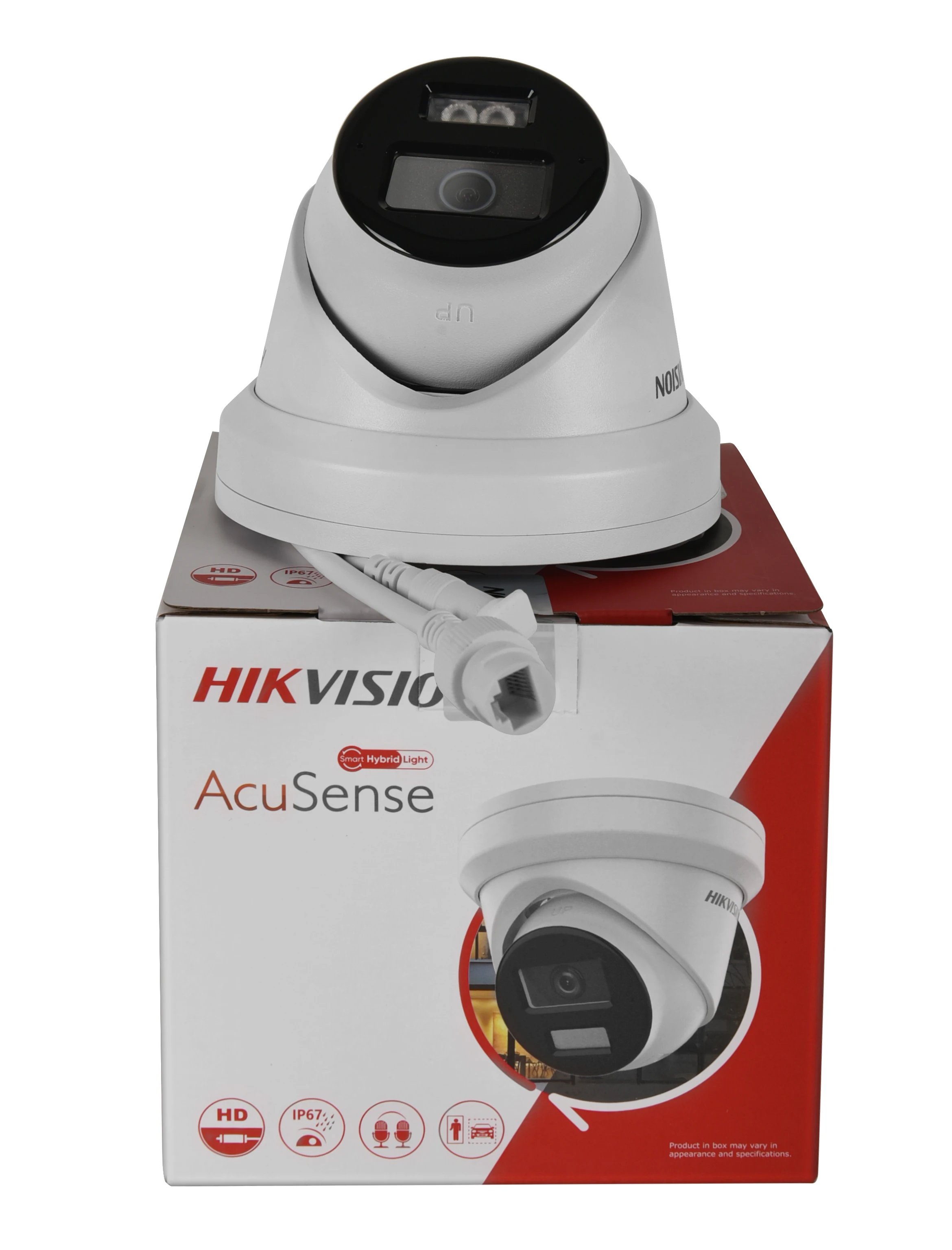 كاميرا Hikvision DS-2CD2383G2-LI2U 8MP Acusense الذكية الهجينة ذات الضوء الثابت وكاميرا شبكة مراقبة مدمجة بميكروفون مزدوج IP67 H.265+ #6
