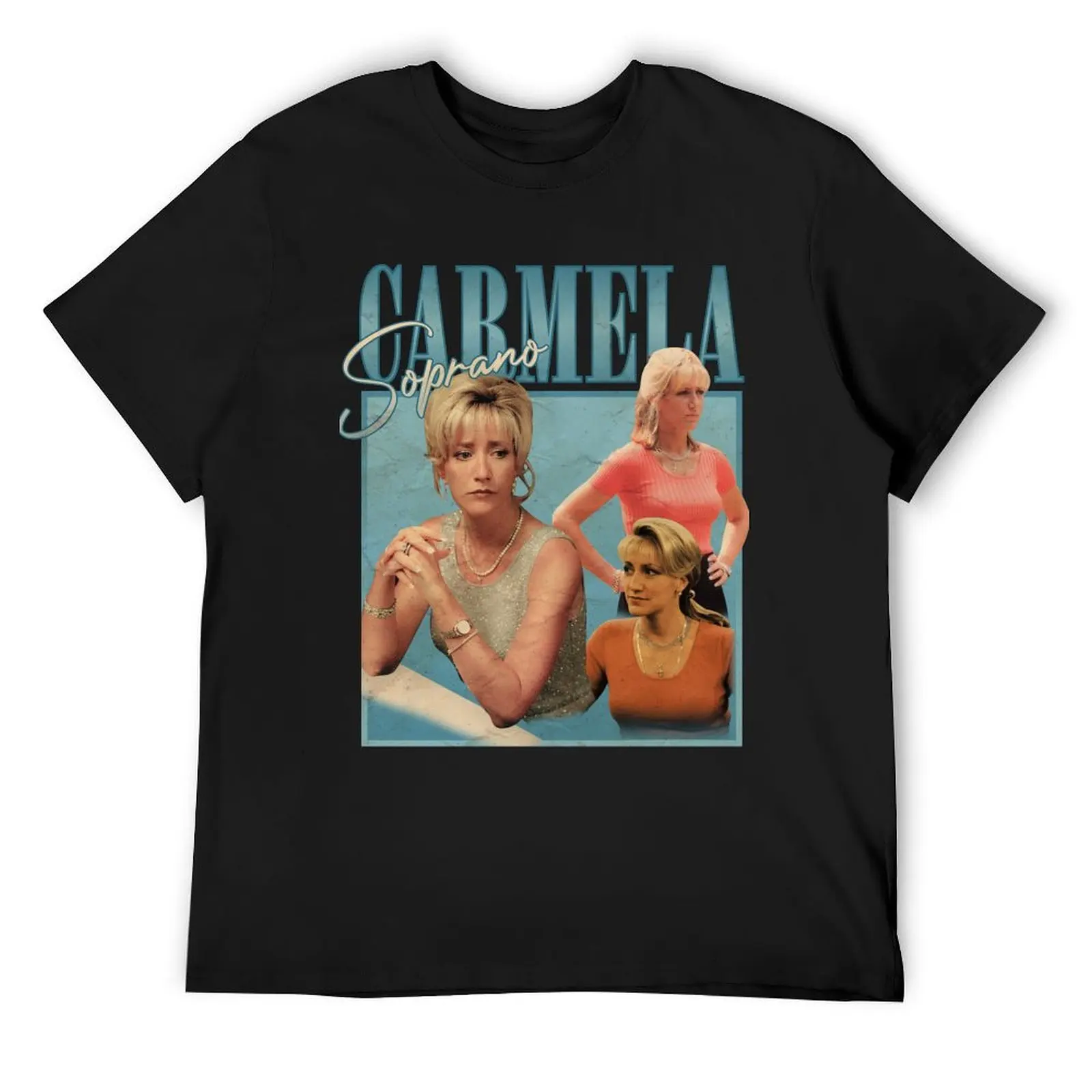 

Carmela Soprano T-Shirt tops summer tops Men's cotton t-shirt