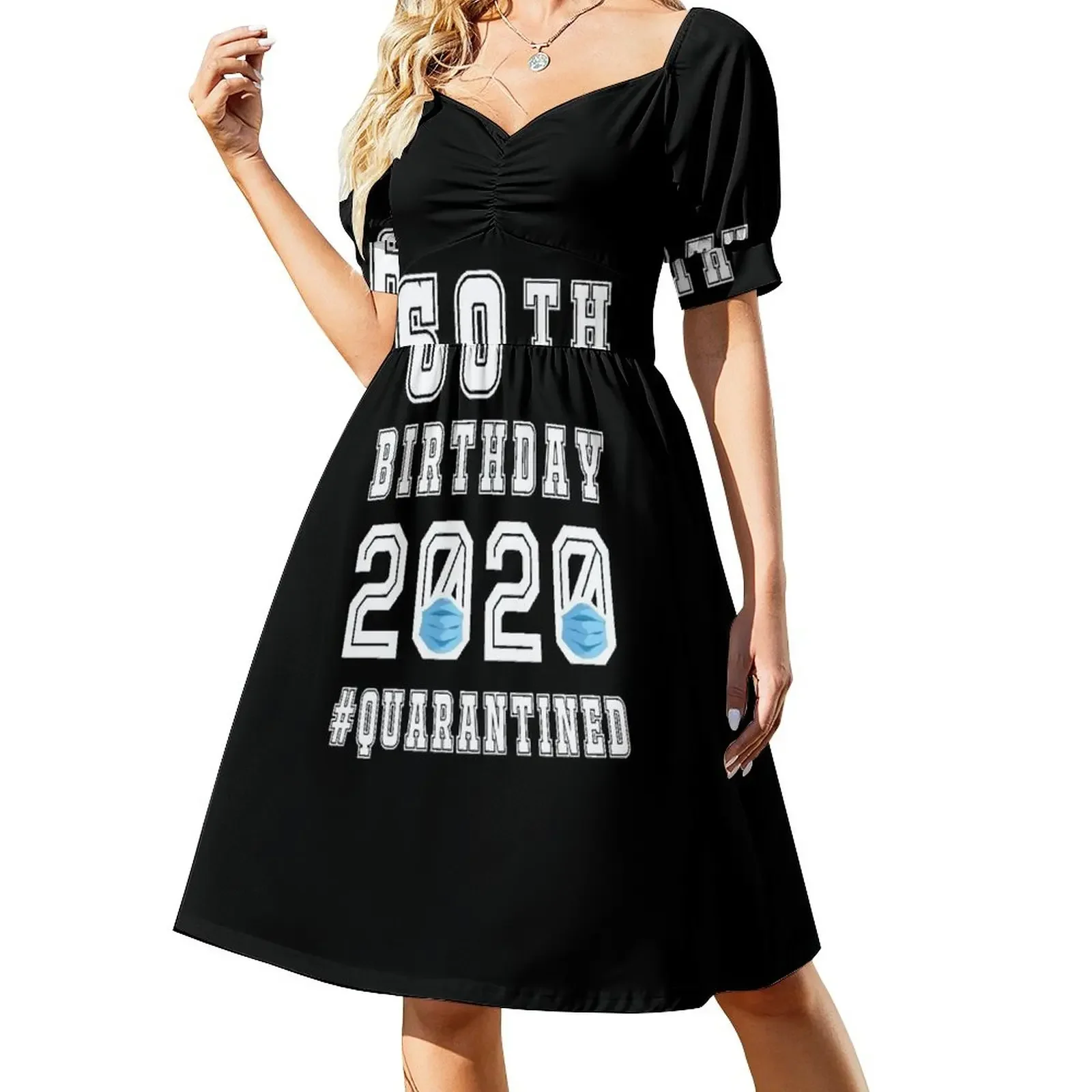 Its My 60th Birthday 2020 Quarantined Social Distancing Gifts Short-Sleeved Dress beach dress luxury woman party dress