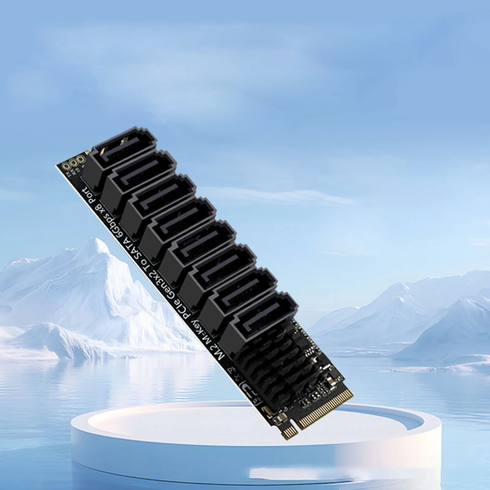 Expansion Card for Mac Windows Linux Support SATA3 Speed Thunderbolt 8 Device SATA Hard Drive Adapter Card