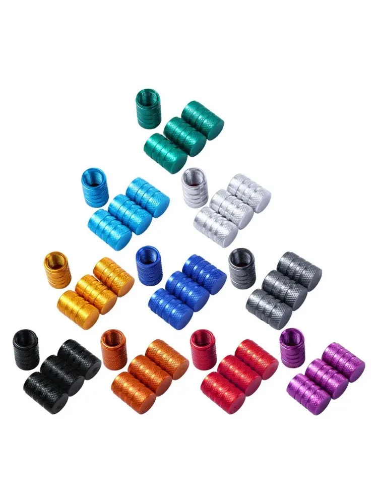 AliExpress 4PCS Universal Tire Valve Protector Caps - Durable Bicycle Tire Valve Covers for Road, MTB & Mountain Bike Wheels