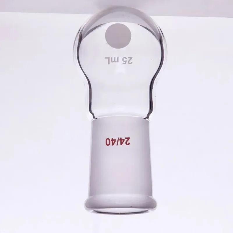 Single Neck Round Bottom Ball Bottle, Joint 24/40, Capacity 25mL-500mL, Borosilicate Glass Flask