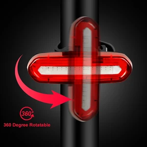 Single Bike Bicycle Tail Light, Night Cycling, Outdoors, USB Charging, Mountain Bike Led Warning Light, Bicycle Accessories 10 Main Sales Led Light for Bicycle - №9