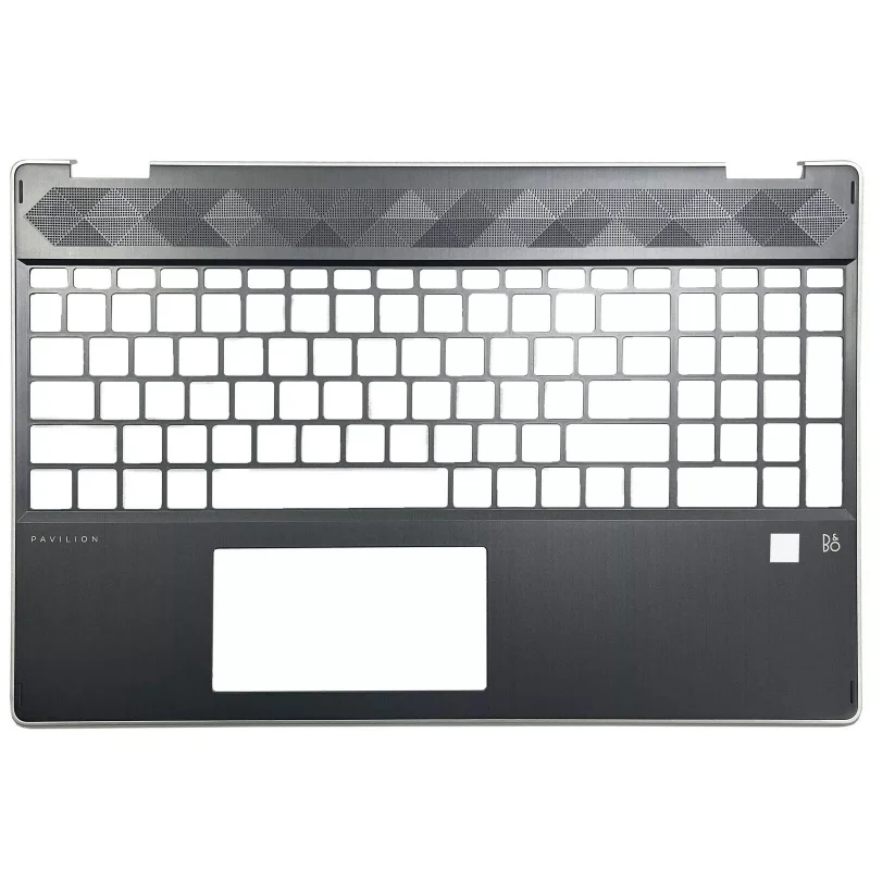 Z  New For HP Pavilion X360 15-DQ 15T-DQ TPN-W140 Palmrest Silver /Gold border