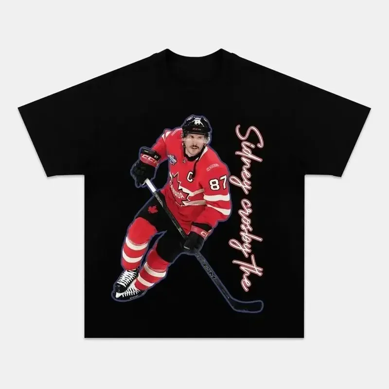Sidney Crosby Hockey Sport Fan Graphic Tee S 5Xl T shirt